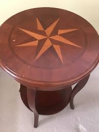 Found On Estatesales Net Marquetry Side Table From Bombay Side Table Table Coffee Table