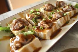 Hakka Style Chinese Stuffed Tofu Recipe Tofu Food Tofu Dishes