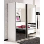 Meuble avec portes coulissantes miroir