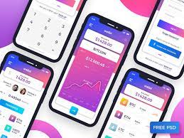 Find & download the most popular mobile app mockup psd on freepik free for commercial use high quality images made for creative projects Free Cryptocurrency Ui Psd App Mockup Free Downloads
