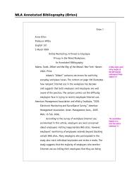 Mla Format Template Outline Word Annotated Bibliography Mla Annotated Bibliography Essay Template