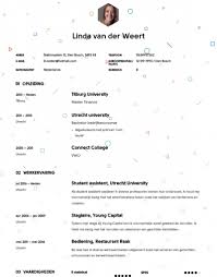 Studenten Cv Voorbeeld Met Tips Download In Word Pdf