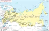 Russia Map with Cities | Cities in Russia | Russia map, City maps ...