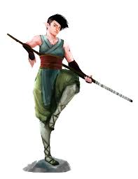 Female Half Elf Monk Pathfinder Pfrpg Dnd D D D20 Fantasy Monk Dnd Character Portraits Fantasy Character Design