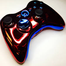 A Custom Spiderman Themed Modded Xbox 360 Rapid Fire Controller From Xbox Xbox Controller Modded Xbox 360