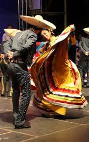 Mexican Dancers On The Floor World Dance Ballet Folklorico Dancer