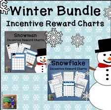 Winter Incentive Reward Sticker Charts Bundle