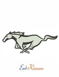 Ford Mustang Horse Embroidery Design Mustang Horse Ford Mustang Mustang