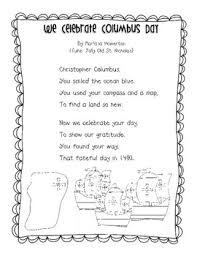 How to find the way to go. We Celebrate Columbus Day Song For Ela By Lil Country Librarian Tpt