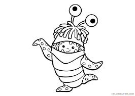 Download and print these monsters inc coloring pages for free. Monsters Inc Coloring Pages Tv Film Boo In Disguise Printable 2020 05284 Coloring4free Coloring4free Com