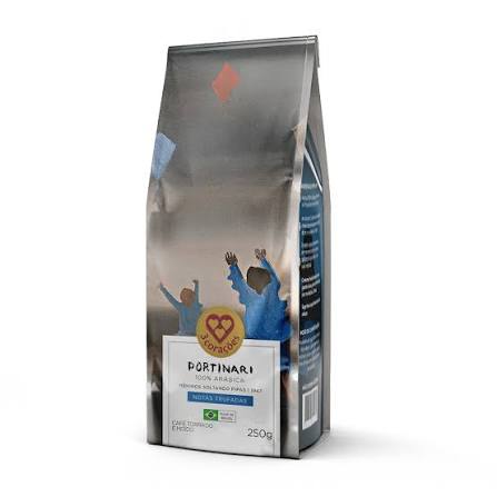 Café Torrado e Moído Portinari 100% Arábica (Notas Frutadas) 250g 3 Corações — 3 Corações