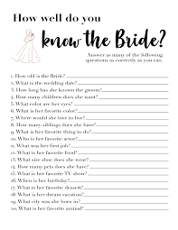 The groom and the bride each receive a small whiteboard with a marker. Bachelorette Games Bridal Shower Know The Bride Bride And Etsy Bride And Groom Wedding Games Awesome Bachelorette Party Fun Bridal Shower Games