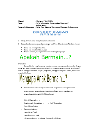 Check spelling or type a new query. Doc Contoh Materi Pembinaan Gugus Paud Lilik Yulianah Academia Edu