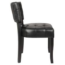 Find great deals on ebay for black leather arm chair. Homegear Oversized Tufted Faux Leather Accent Chair Black Just 84 99 Living Room Furniture At Shop247 Com