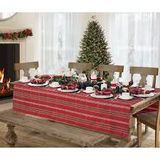 Get it as soon as tue, mar 30. Elrene Shimmering Plaid Holiday Christmas Tablecloth Overstock 22824045