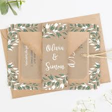 Invite your guests with the beautifully designed invites and have a wonderful rustic. Botanical Rustic Kraft Wedding Invitations Norma Dorothy