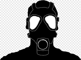 Masker kain 3 ply anti air model n95 hitam putih navy 10pcs. Masker Gas Sticker Masker Gas Label Siluet Asesoris Pakaian Png Pngwing