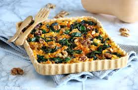Quiche A La Courge Aux Epinards Et Au Chevre Quiche Au Fromage De Chevre Quiche Au Fromage Courge