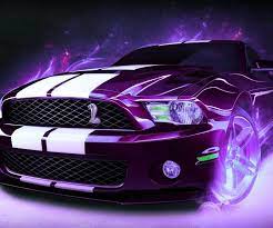 Purple Mustang Purple Mustang Purple Car Ford Shelby Cobra