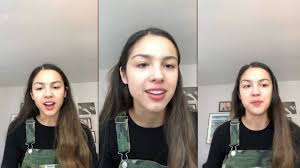 Olivia Rodrigo Instagram Live Stream 22 April 2020 Ig Live S Tv