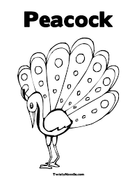 Printable coloring book for kids. Coloring Pages Of Peacocks Coloring Home