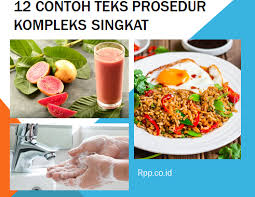 12 Contoh Teks Prosedur Kompleks Singkat Beserta Strukturnya Rpp Co Id