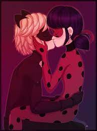 Ladybug Chat Noir And Kiss Image Miraculous Ladybug Movie Miraculous Ladybug Anime Ladynoir Fanart
