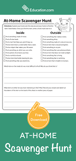 At Home Scavenger Hunt Worksheet Education Com In 2020 Teaching Critical Thinking Education Quotes For Teachers Social Studies Worksheets