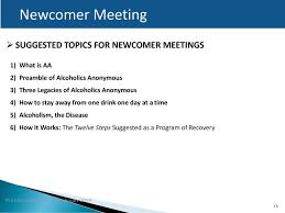 What happens at an aa meeting? Public Information Conference Ppt Download