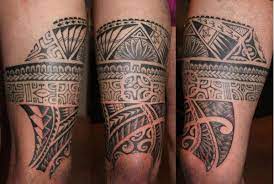 Man Upper Thigh Tattoo Placement Idea Tattoos Leg Band Tattoos Polynesian Tattoo