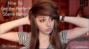 How To Get The Perfect Scene Bangs Scene Hair Bangs Scene Hair Scene Bangs