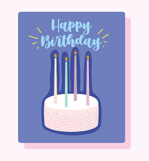 Get creative with the sprinkles or add a few drops of food. Cake With Burning Candles 1367073 Vector Art At Vecteezy