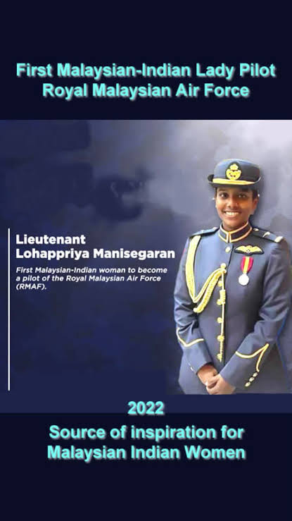 First Malaysian-Indian Woman Becomes RMAF Pilot
