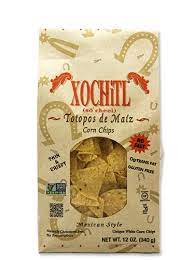 Xochitl S Totopos De Maiz Corn Chips Are Oven Baked And Quickly Fried To Perfection With Non Hydrogena Corn Tortilla Chips Corn Chips Homemade Tortilla Chips