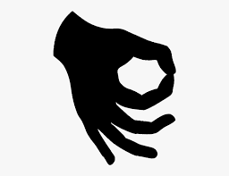 Sending this with a question mark is. Down Meaning Upside Symbol Okay Gesture Coror Down Upside Down Ok Hand Hd Png Download Kindpng