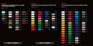 Hexis Vinyl And 3m Wrap Films Colors