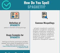Check spelling or type a new query. Correct Spelling For Spaghetti Infographic Spellchecker Net