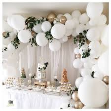 Image May Contain Indoor In 2020 First Communion Decorations Baby Shower Balloons Bridal Shower Theme