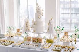 Begin by laying out a crisp tablecloth. 18 Candy Bar Ideas For Every Wedding Style