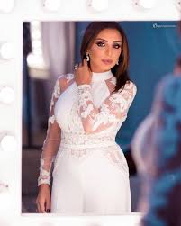 Angham In White Jumpsuit Zuhair Murad Instagram Fashion Celebrity Style Celebs