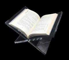 Each binder stands 5 high, 18 wide, and 12 deep. Acrylic Open Book Stand Perspex Open Book Stand Plexiglass Book Stand