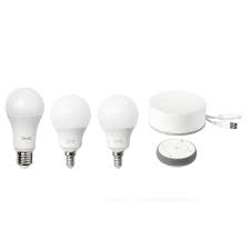 Tradfri Set Met Verbindingshub E14 E27 Ikea In 2020 Smart Lighting Led Bulb Led Panel Light