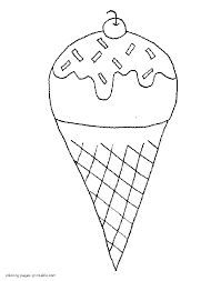 Download and print your favorite drawings for free! Ice Cream Cones Coloring Pages Coloring Pages Printable Com