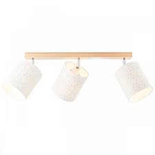 Sie lassen sich nahezu überall einsetzen, da sich das schlichte design prima integrieren lässt. Brilliant Galance Deckenstrahler 82 Cm Holz Textil Holz Hell Weiss 3 Flammig 86730 75 Led Lampenladen De