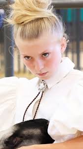 The Moment and the Picture of Karis doing a Magazine Shoot for  @domina_journal #showsheep #sheep Photography Bridget Fleming  @bridgetflemingFashion director Jay Barrett @j.m.barrettHair + MUA Amber  Duarte @amber_duarteProduction Mish Parti of Fete