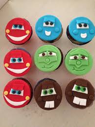 Cupcake Carros Super Fofos Cars Birthday Sugar Cookie Cupcakes