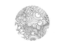 This printable coloring sheet is a great way to introduce your child to seasonal harvest, farms and. Mandala Cercle For Chloe Mandalas Adult Coloring Pages