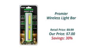 Promier Wireless Light Bar 200 Lumen Cob Led The Book People