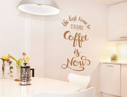 Englischer Kaffee Wandspruch Kuche Und Esszimmer Walltattoo Wandtattoo Spruche Wandspruche