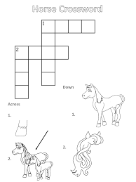 Crossword puzzle answers spotted as a horse. Horse Crosswords